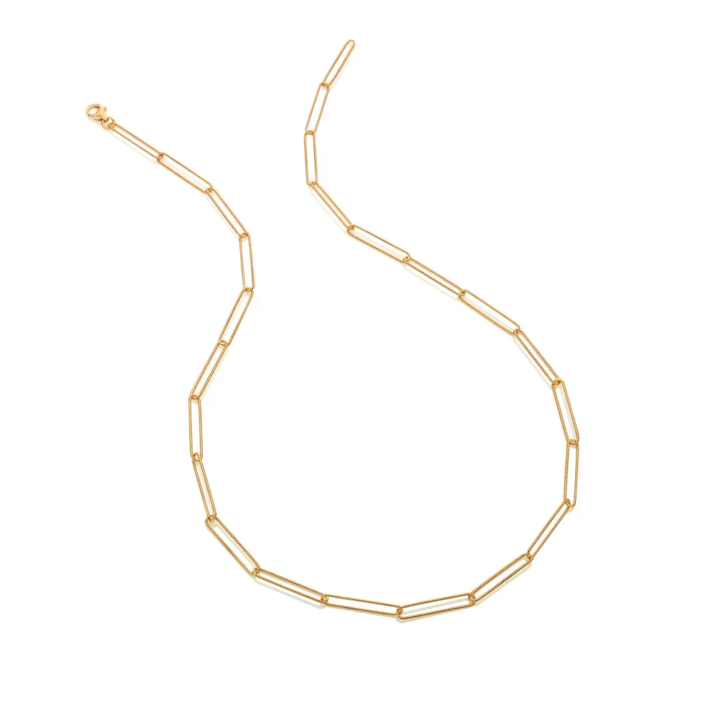 Hot Diamonds Jewellery Hot Diamonds x Jac Jossa Embrace Twisted Wired Chain Necklace 50cm