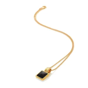 Hot Diamonds Jewellery Hot Diamonds x Jac Jossa Gold Plated Sterling Silver Black Onyx Necklace