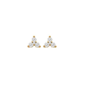 Hot Diamonds Jewellery Hot Diamonds x Jac Jossa Gold Plated Sterling Silver White Topaz Stud Earrings