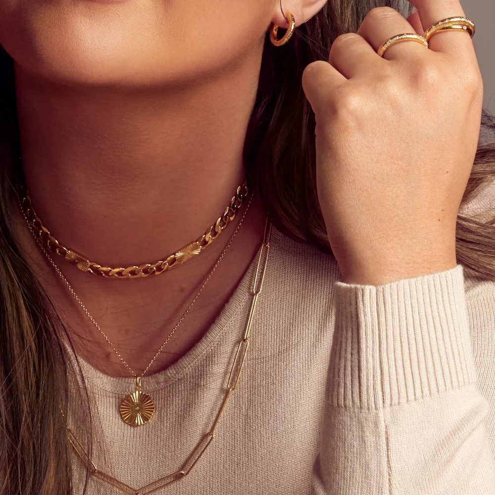 Hot Diamonds Jewellery Hot Diamonds x Jac Jossa Hope Gold Plated Sterling Silver Octagon Pendant