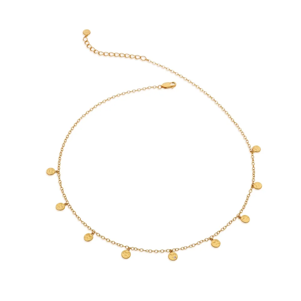 Hot Diamonds Jewellery Hot Diamonds x Jac Jossa Lunar Gold Plated Sterling Silver Necklace