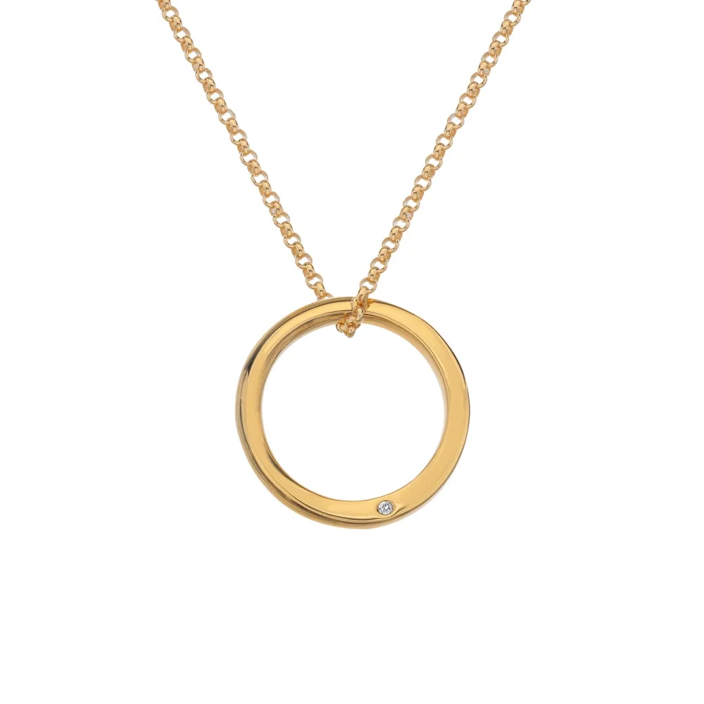 Hot Diamonds Jewellery Hot Diamonds x Jac Jossa Soul Gold Plated Sterling Silver Pendant