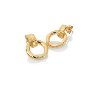 Hot Diamonds Jewellery Hot Diamonds x Jac Jossa Spirit Gold Plated Sterling Silver Earrings