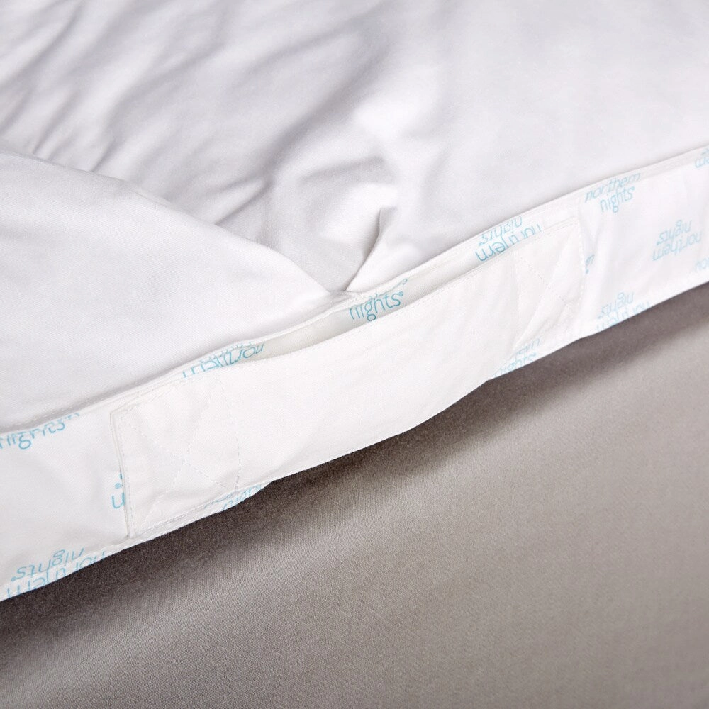 Hotel Madison Lofty 2-Inch Gusset Superloft Baffle Box Featherbed