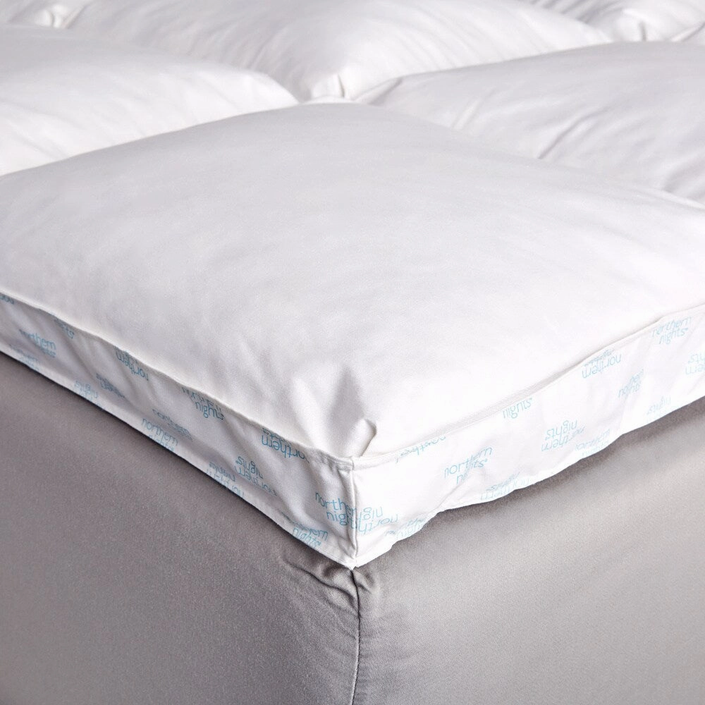 Hotel Madison Lofty 2-Inch Gusset Superloft Baffle Box Featherbed