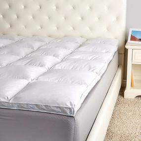 Hotel Madison Lofty 2-Inch Gusset Superloft Baffle Box Featherbed mattress pads,mattress topper,bed protection