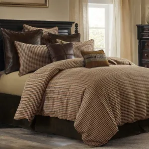Hounds Tooth Tweed Rustic Comforter Set bedding set, comforter set