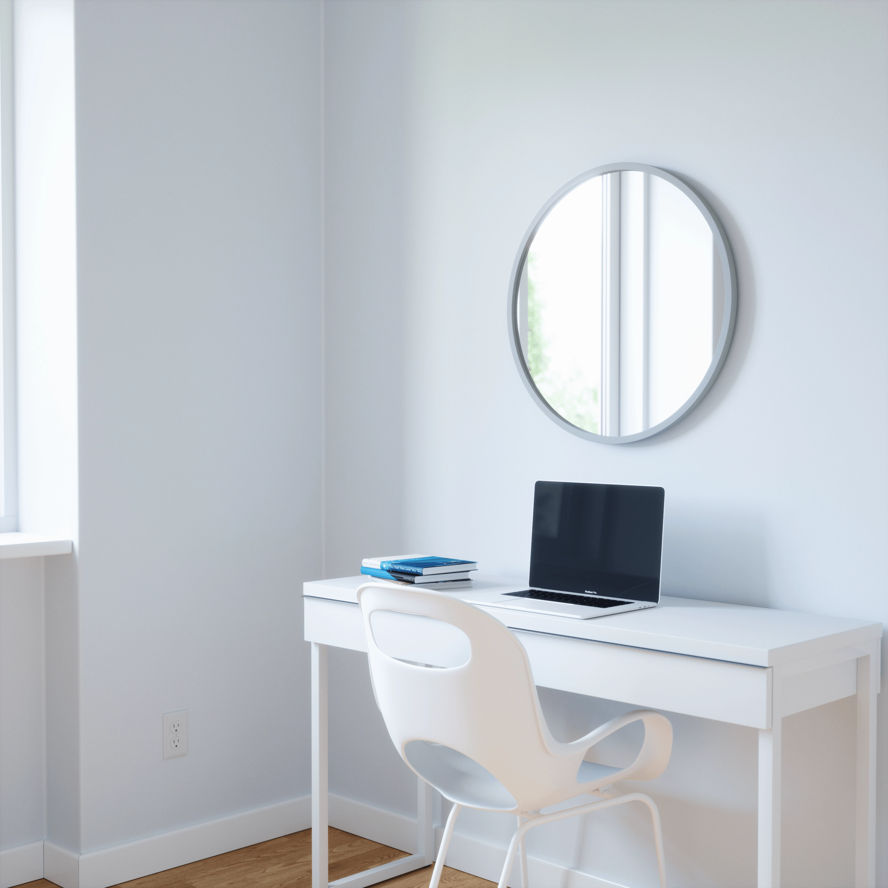 Hub Decorative Round Wall Mirror