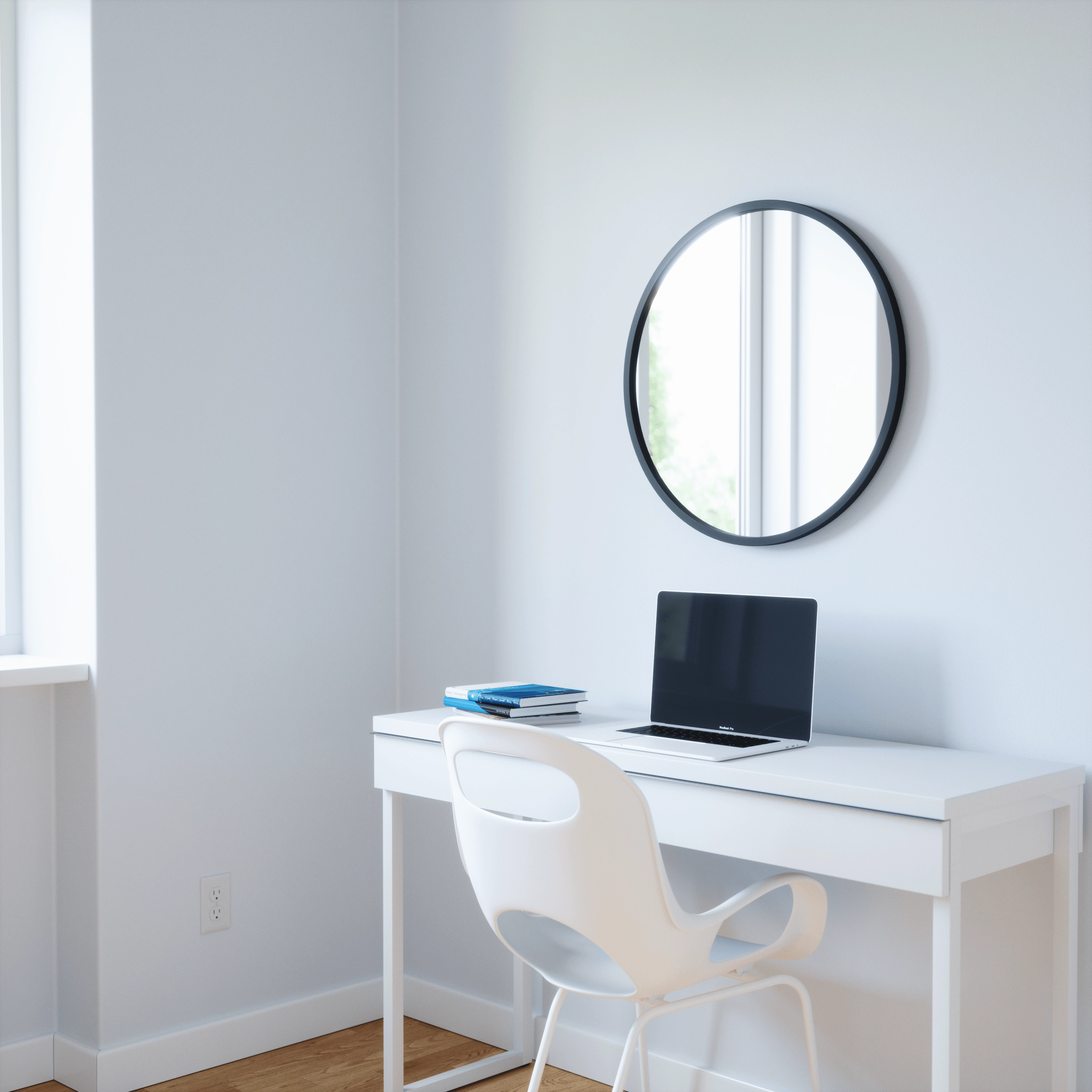 Hub Decorative Round Wall Mirror