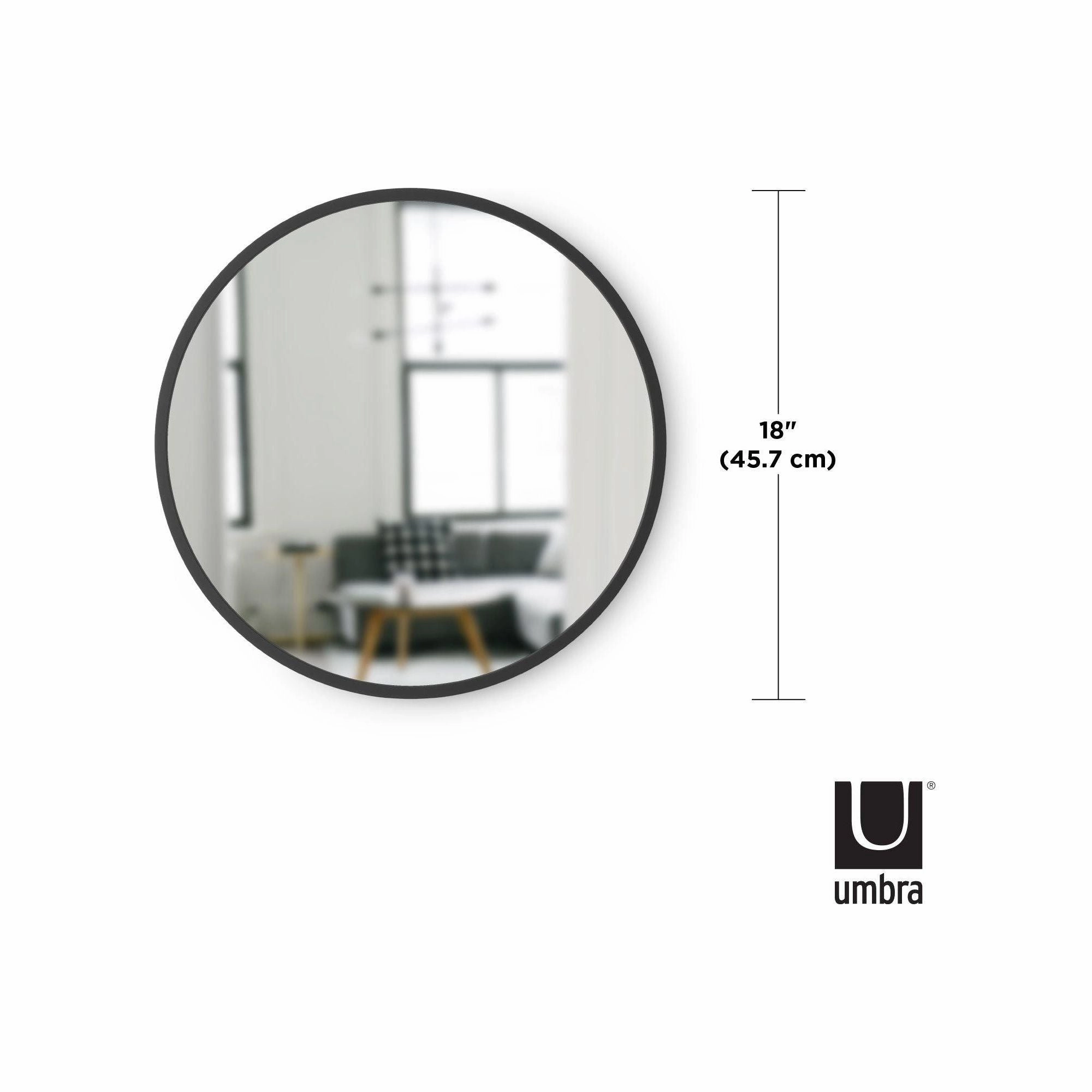 Hub Decorative Round Wall Mirror