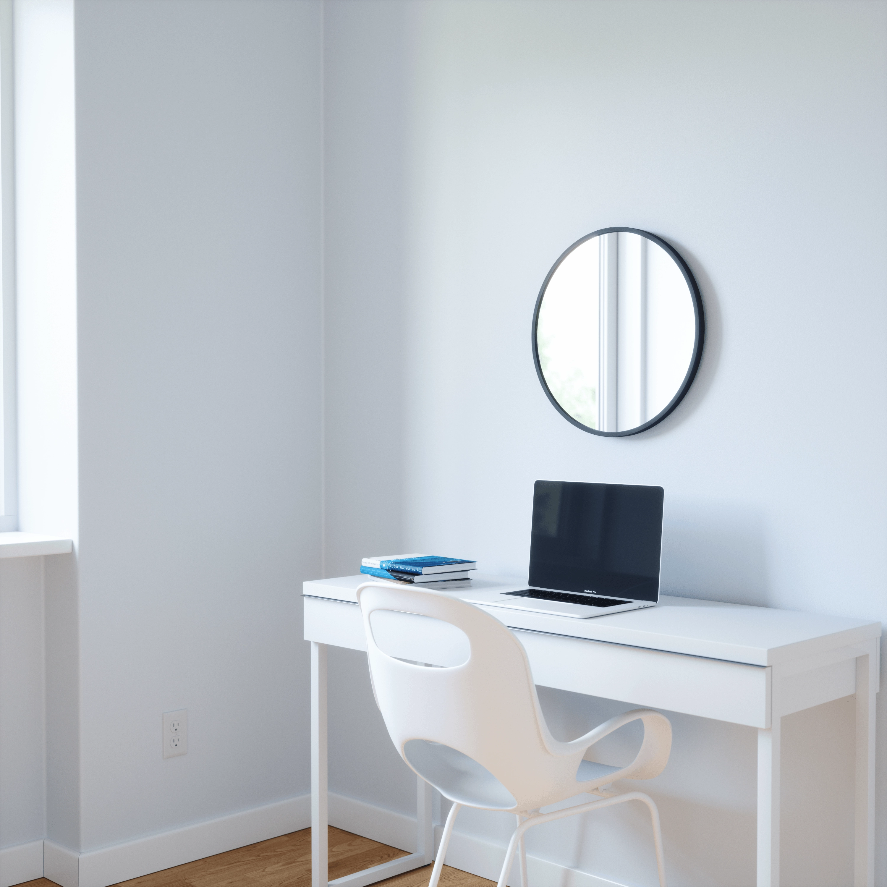 Hub Decorative Round Wall Mirror
