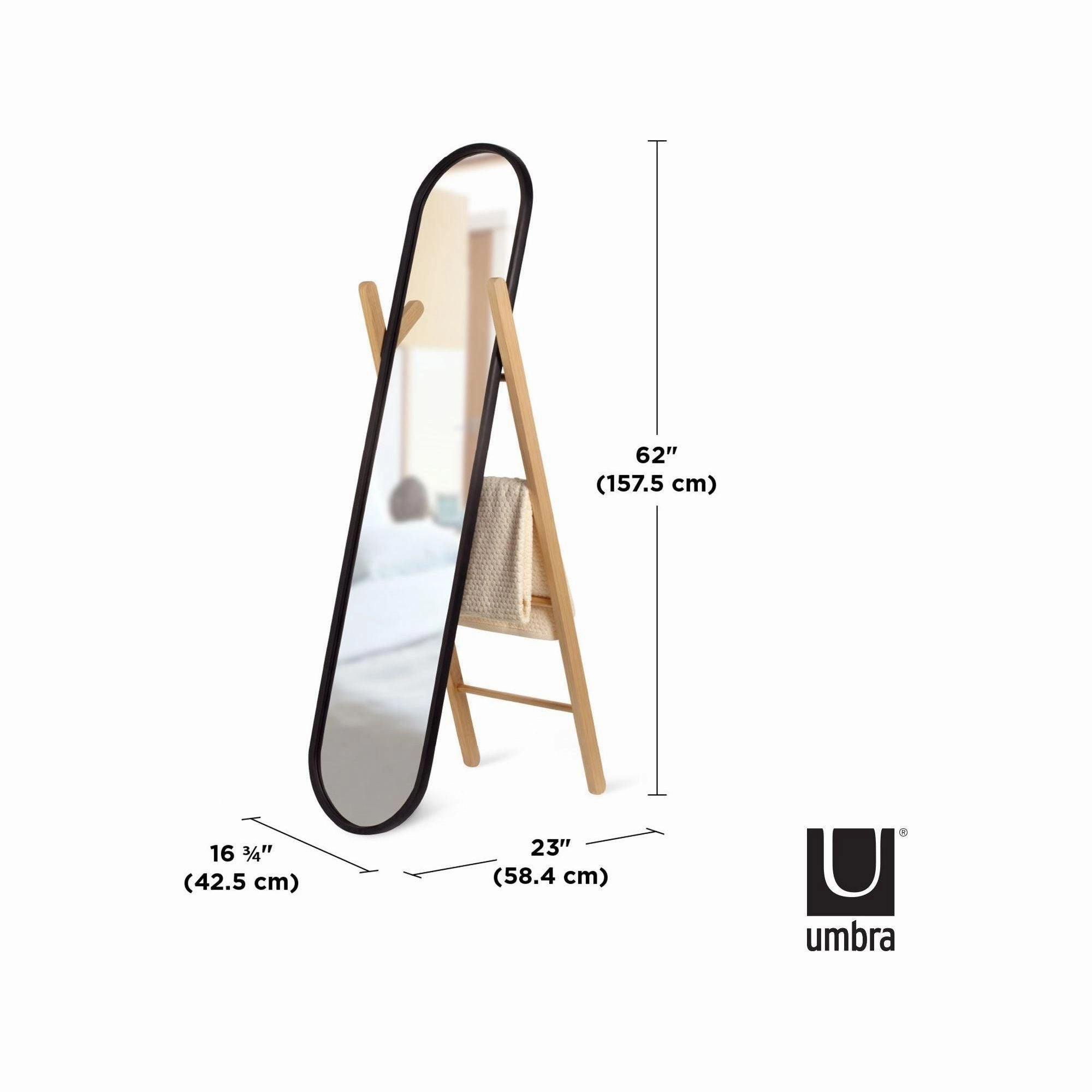 Hub Floor Mirror