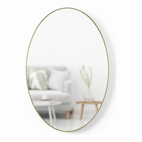 Hubba 24 x 36" Oval Mirror Wall Decor,modern wall decor set