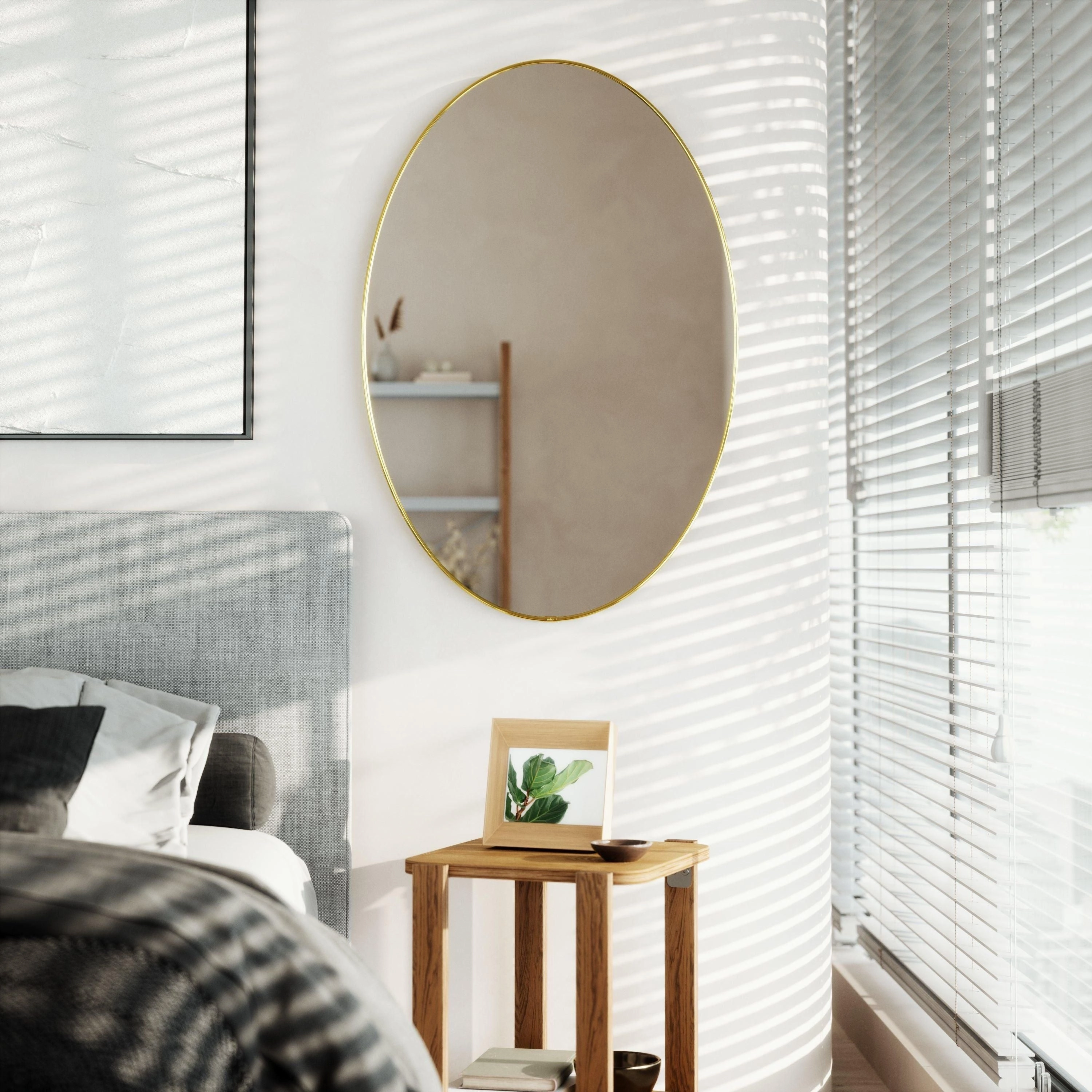 Hubba 24 x 36" Oval Mirror