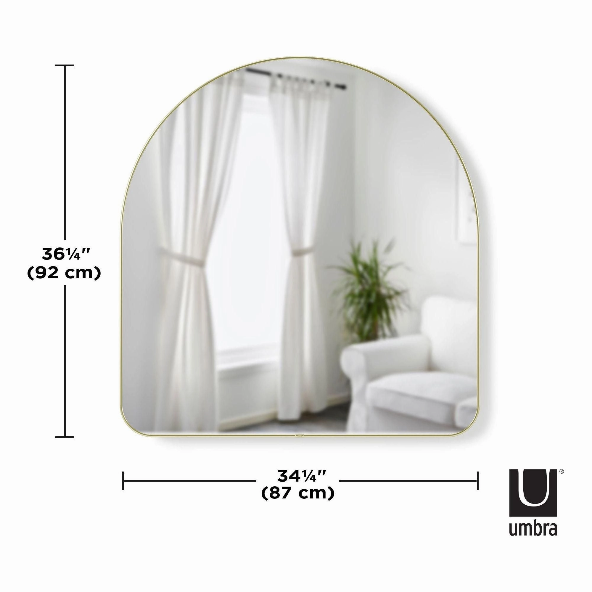 Hubba Arched 34x36" Mirror