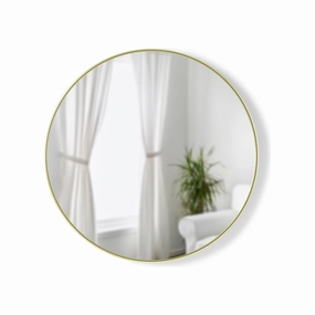 Hubba Mirror With Metallic Finish Mirrors,large decorative mirror