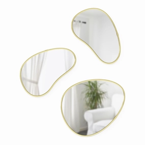 Hubba Pebble Mirrors (Set of 3) Mirrors,large decorative mirror
