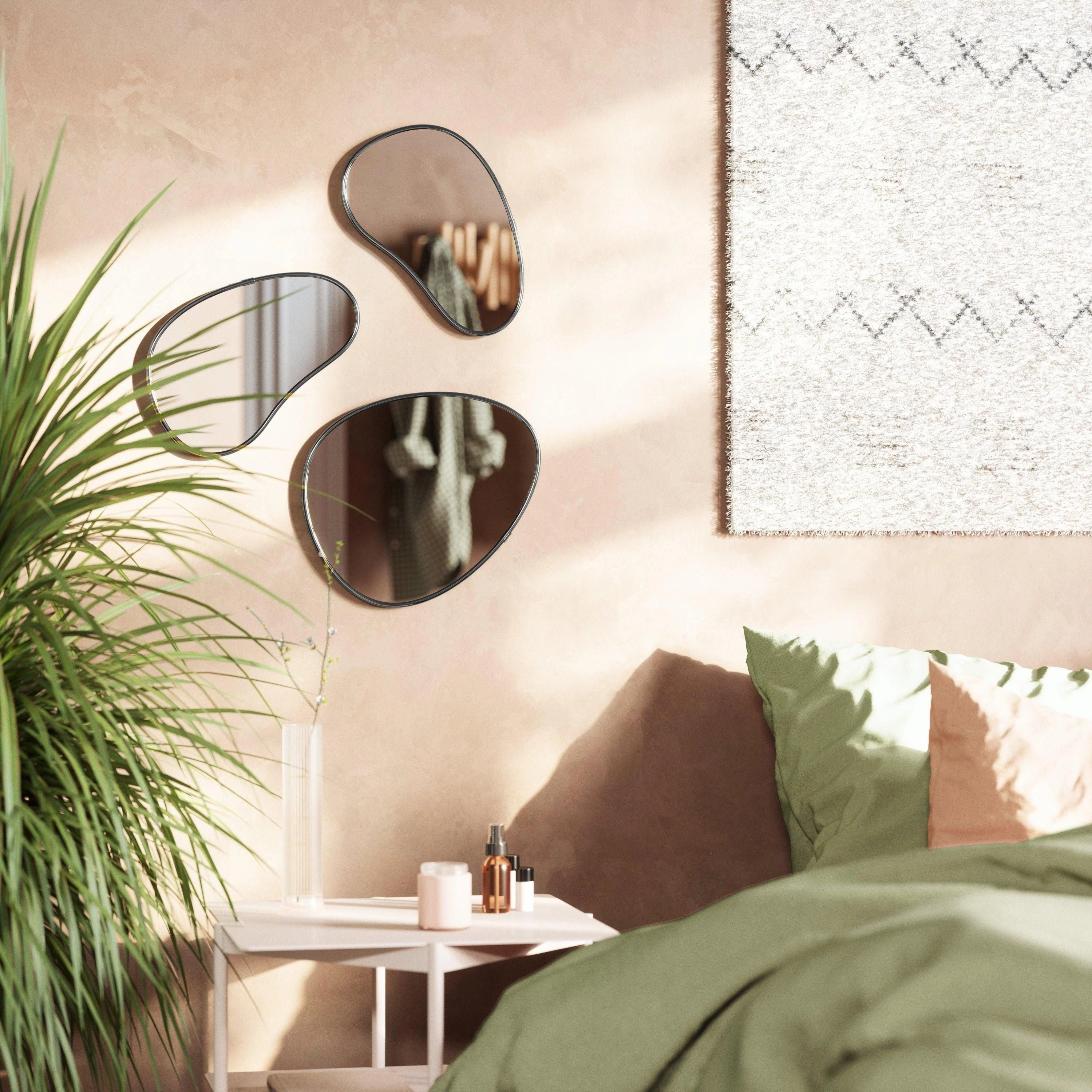 Hubba Pebble Mirrors (Set of 3)