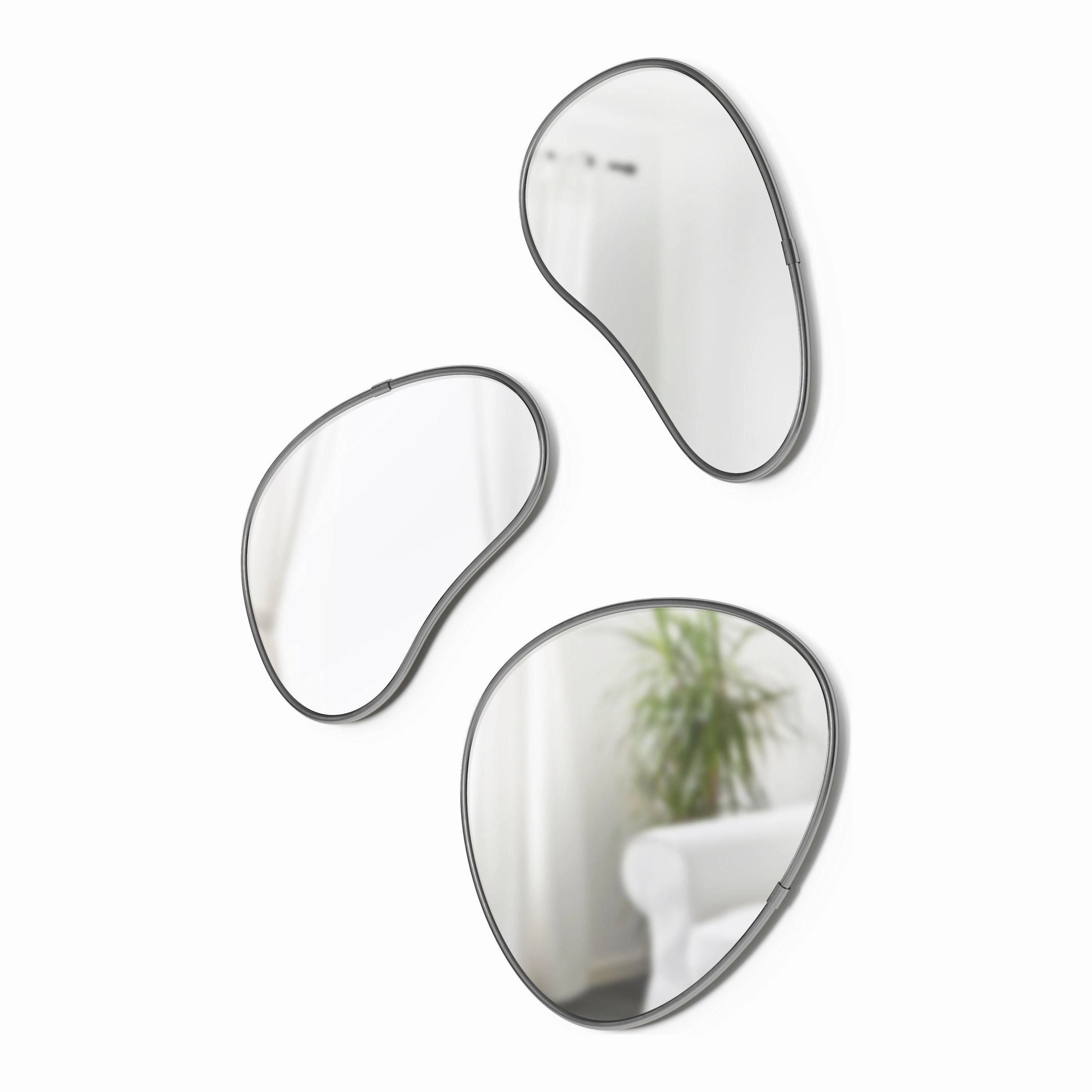 Hubba Pebble Mirrors (Set of 3)