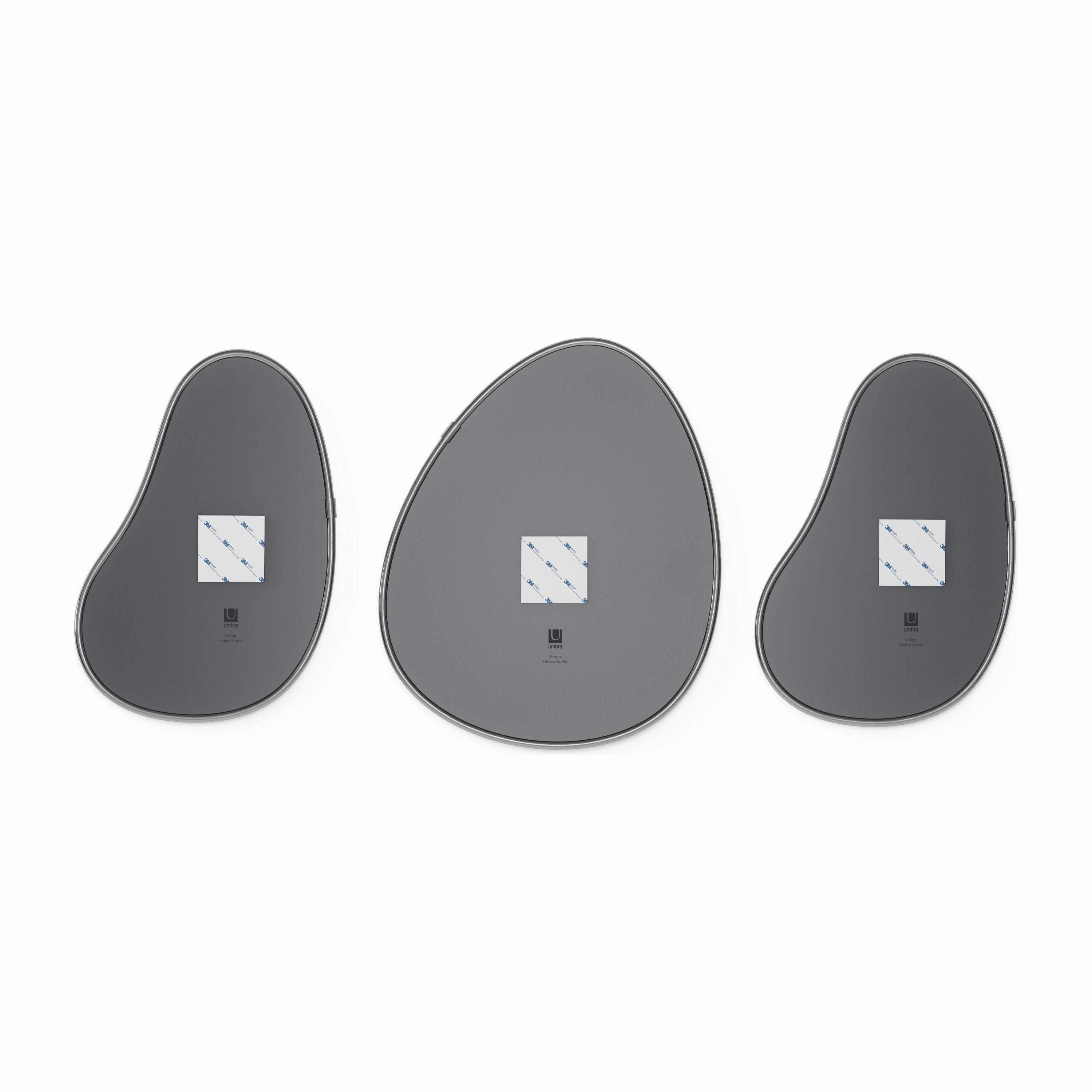 Hubba Pebble Mirrors (Set of 3)