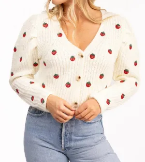 Hyacinth Sweater In Strawberry