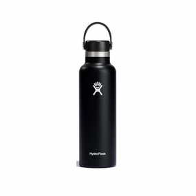 Hydro Flask 21oz Standard Mouth with Flex Cap Water Bottle In Black Kitchen,modern kitchen essentials