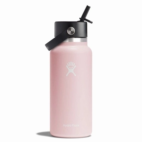 Hydro Flask 32 oz (946 ml) Wide Mouth with Flex Straw Cap In Trillium Kitchen,modern kitchen essentials