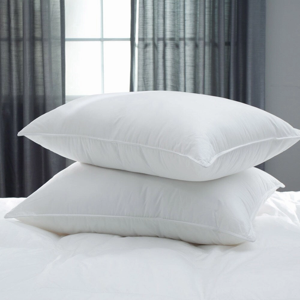 Hypoallergenic Microfiber Bed Pillow (Set of 2) - White pillows,bed pillow,sleeping cushion