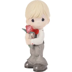 I Will Always Pick You Boy Holding Rose Figurine Decorative Mirror,Home Decor Mirror