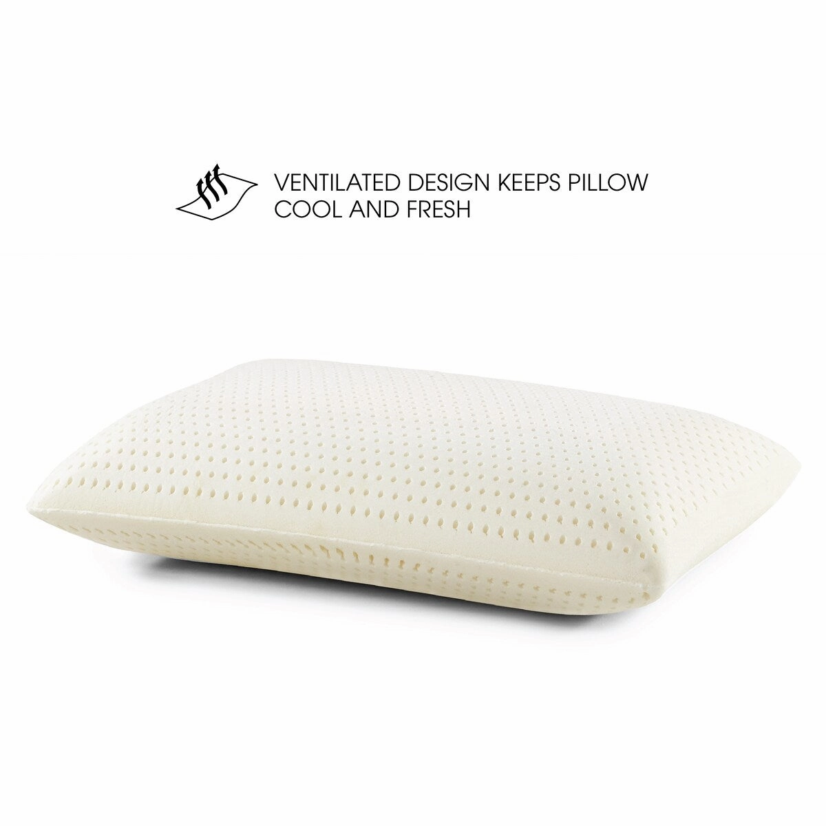 I AM A Natural Latex Pillow - White