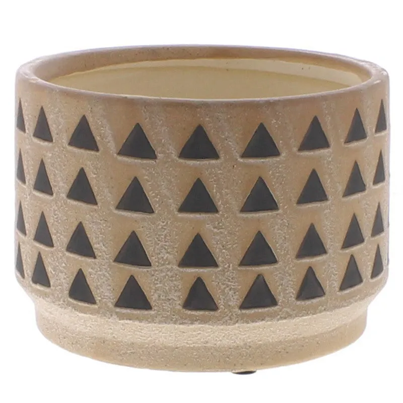 Inca Cachepot, Ceramic - Lrg - Terra Cotta Vase,Ceramic Vase