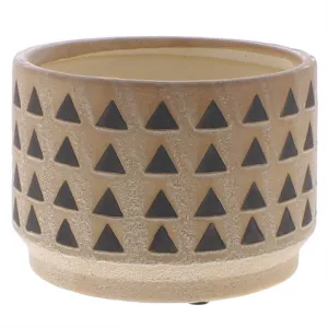 Inca Cachepot, Ceramic - Lrg - Terra Cotta Vase,Ceramic Vase