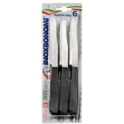 Inoxbonomi 6-Piece Table Knife Set 0466 jute rug, burlap rug