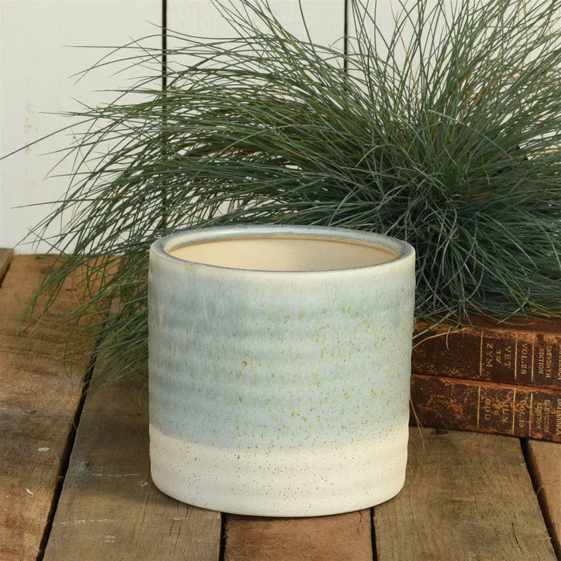 Isle Cachepot, Ceramic - Med - Light Blue