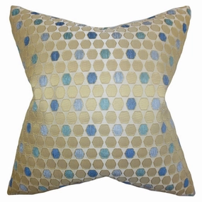 Itzel Geometric Euro Sham Topaz pillowcases,cotton pillow covers,bed linen