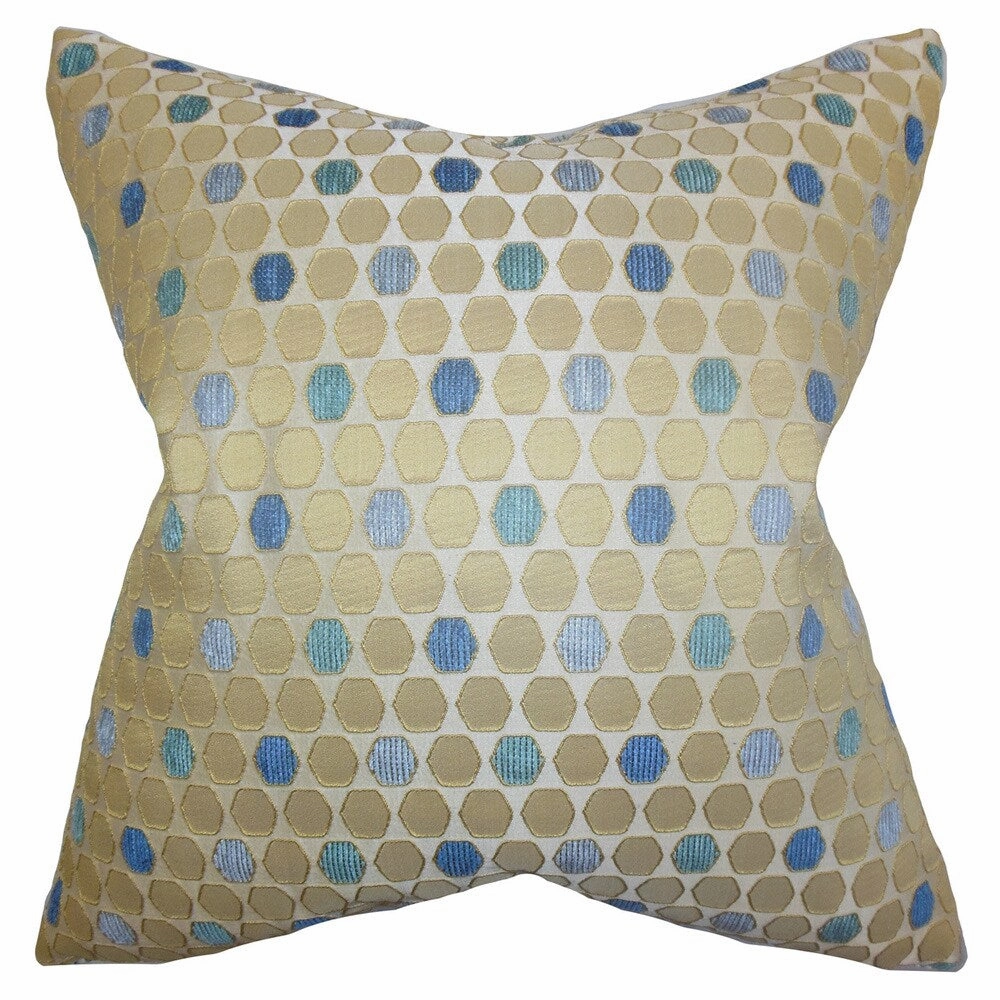 Itzel Geometric Euro Sham Topaz pillowcases,cotton pillow covers,bed linen