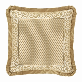 J. Queen New York Lazlo Gold Euro Sham pillowcases,cotton pillow covers,bed linen