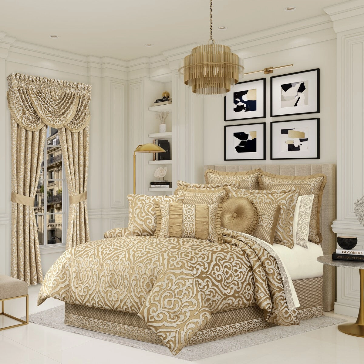 J. Queen New York Lazlo Gold Euro Sham