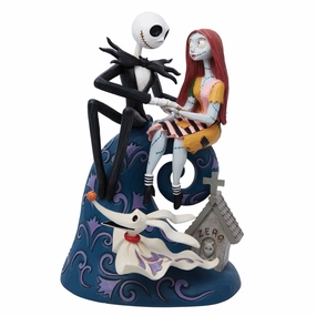 Jack, Sally & Zero on Hill Decorative Mirror,Wall Mirror
