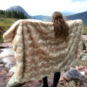 Jacquard Faux Fur Blanket luxury bedding, duvet cover