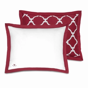 Jill Rosenwald Hampton Links Reversible Standard Sham pillowcases,cotton pillow covers,bed linen