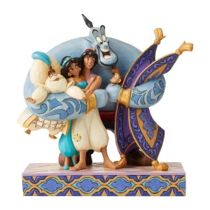 Jim Shore Aladdin Group Hug Figurine Decorative Mirror,Home Decor Mirror