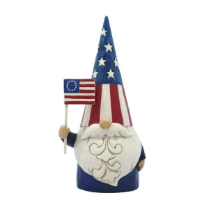 Jim Shore American Gnome Figurine Decorative Mirror,Home Decor Mirror