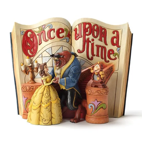 Jim Shore Beauty and the Beast Storybook Figurine Decorative Mirror,Home Decor Mirror