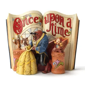 Jim Shore Beauty and the Beast Storybook Figurine Decorative Mirror,Home Decor Mirror