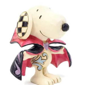Jim Shore by Enesco Snoopy Dressed as Vampire Mini Figurine Decorative Mirror,Home Decor Mirror