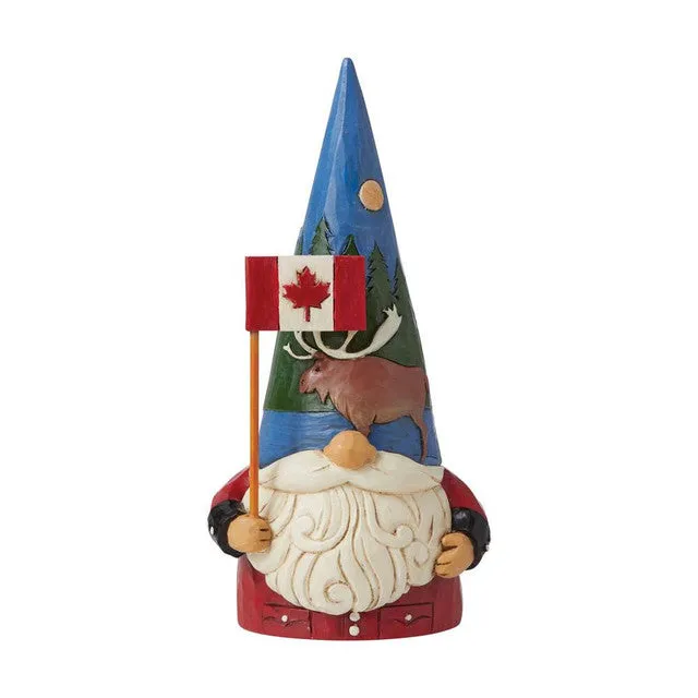 Jim Shore Canadian Gnome Figurine Decorative Mirror,Home Decor Mirror