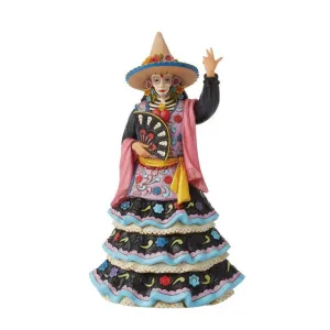 Jim Shore Celebration of Life Day of the Dead Dia De Los Muertos Dancer Figurine Decorative Mirror,Home Decor Mirror