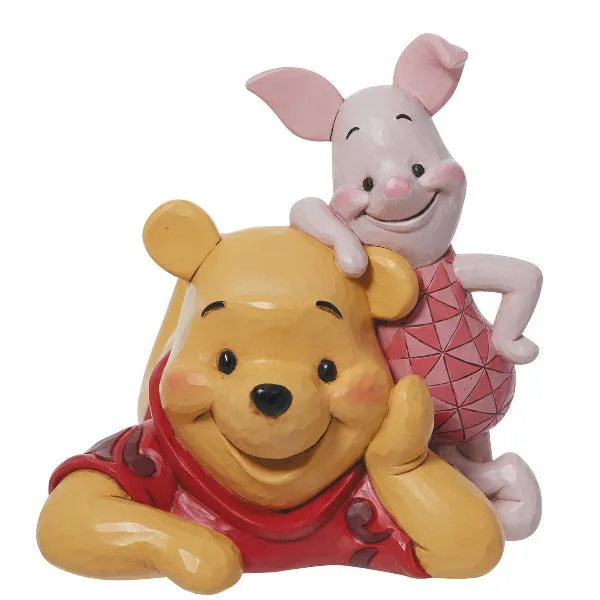 Jim Shore Disney Forever Friends Pooh & Piglet Figurine Decorative Mirror,Home Decor Mirror