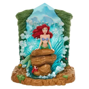 Jim Shore Disney Showcase Masterpiece The Little Mermaid Princess Ariel on Rock Figurine Decorative Mirror,Home Decor Mirror